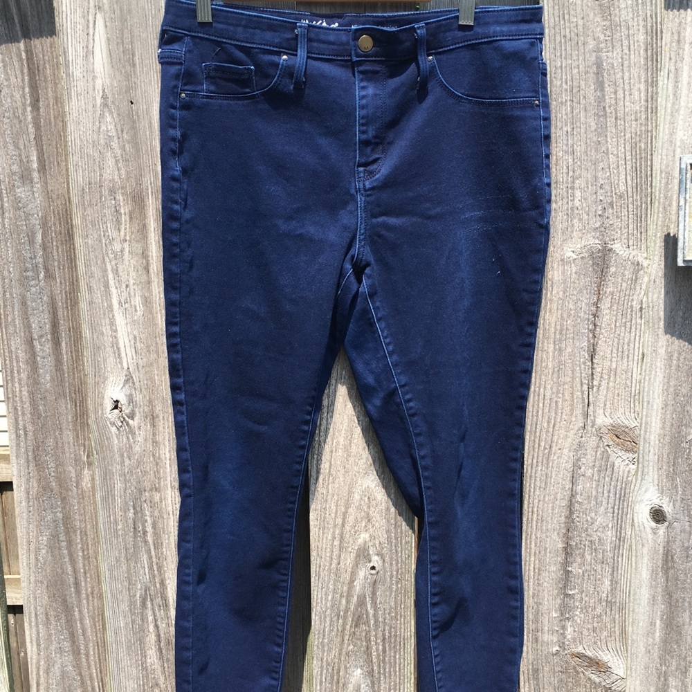 Missimo blue high waist legging jean